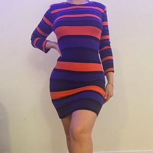 FRENCH CONNECTION STRIPED DRESS SIZE 6